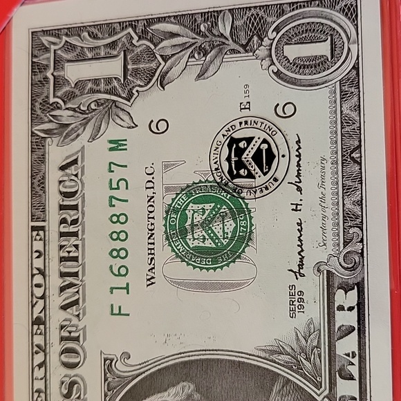 1999 Lucky Money Chinese "168" $1 FRN - 2  Consecutive Notes - Picture 5 of 10